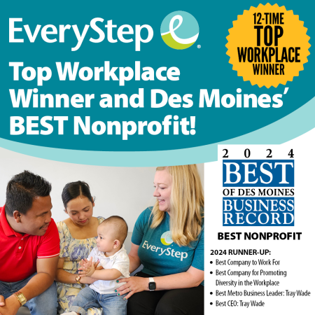 EveryStep Named Best Nonprofit and Top Workplace